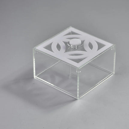 Zee Designs Plexiglass Circles Small Squared Box