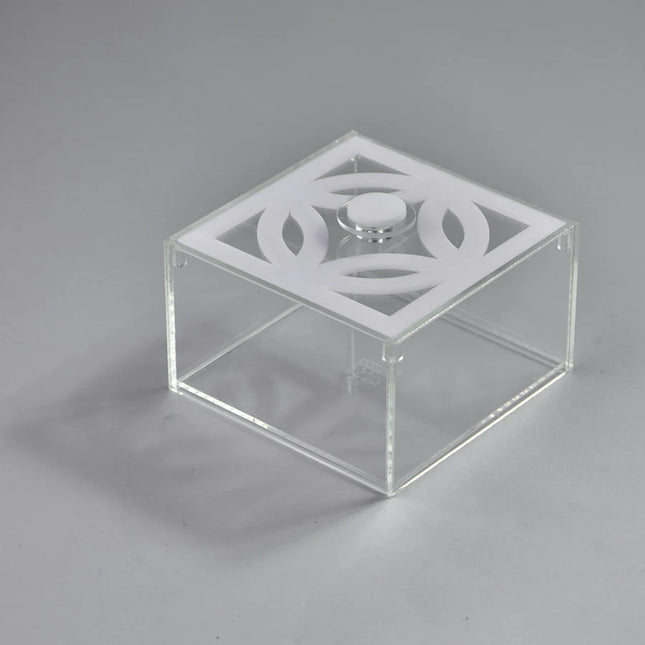 Zee Designs Plexiglass Circles Small Squared Box