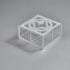 Zee Designs Plexiglass Circles Small Squared Divided Box