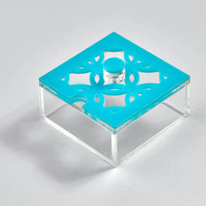 Zee Designs Plexiglass Circles Sugar Container