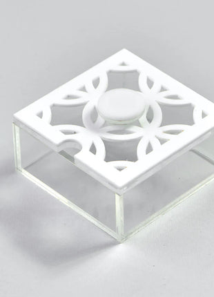 Zee Designs Plexiglass Circles Sugar Container