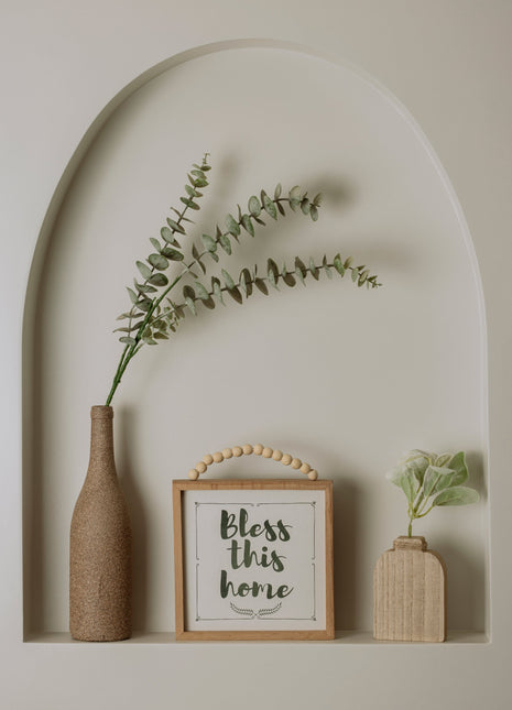 The Words Co Classic Arch Wooden Vase