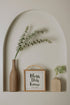 The Words Co Classic Arch Wooden Vase