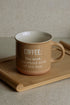 The Words Co Coffee Mug-Beige
