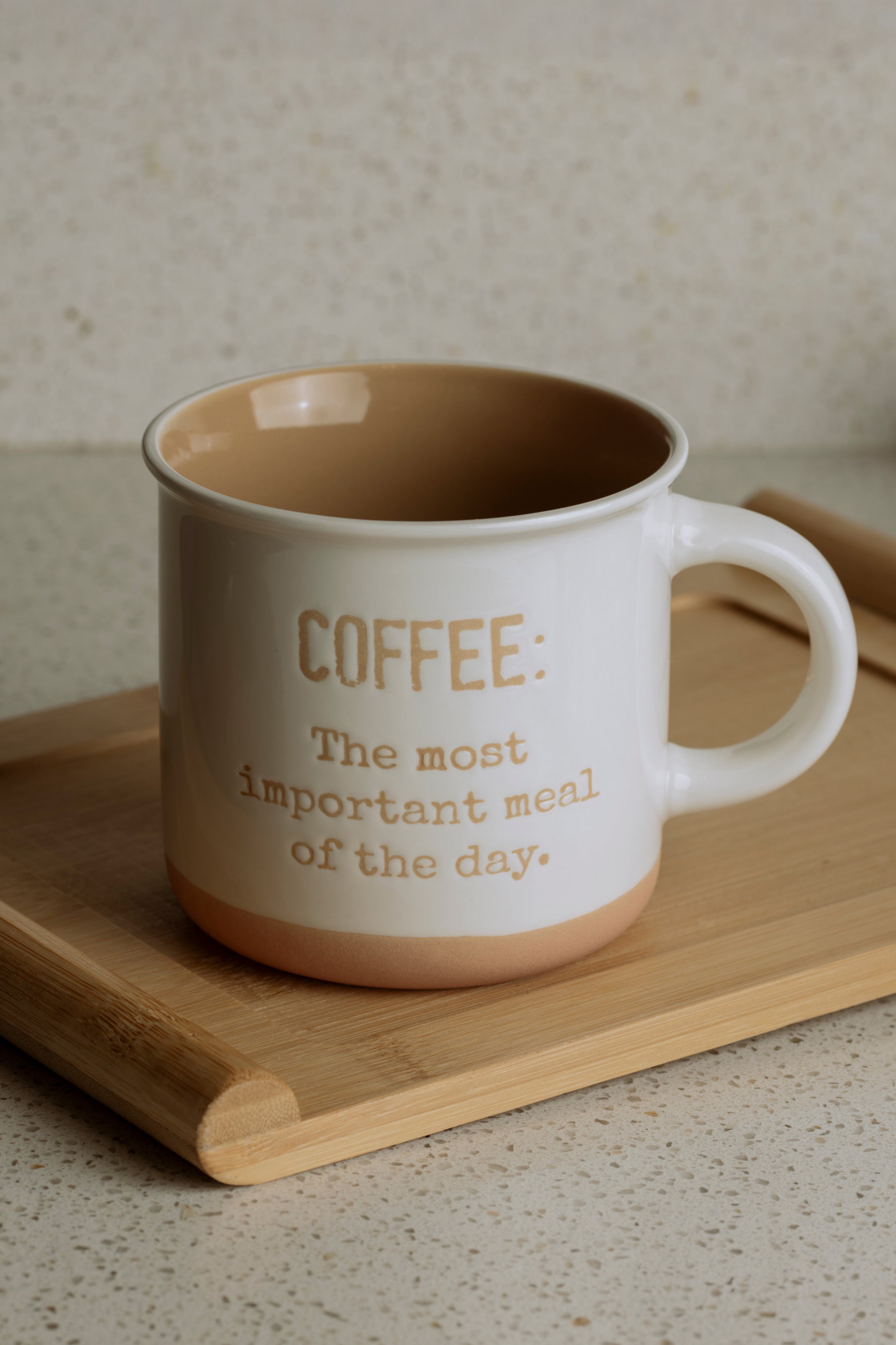 The Words Co Coffee White Mug