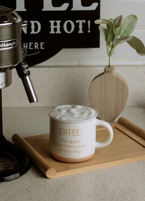 The Words Co Coffee White Mug