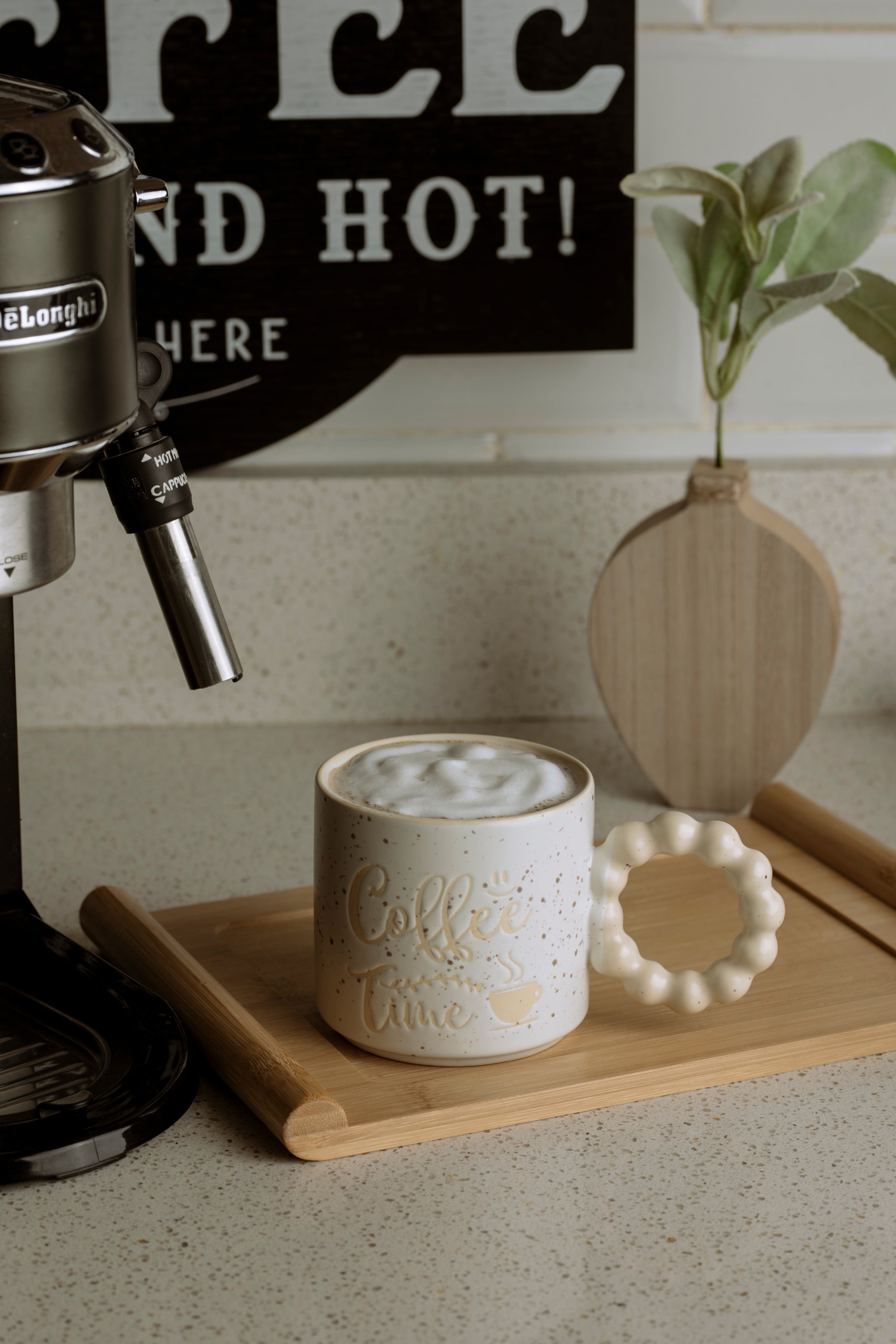The Words Co Coffee time mug-beige
