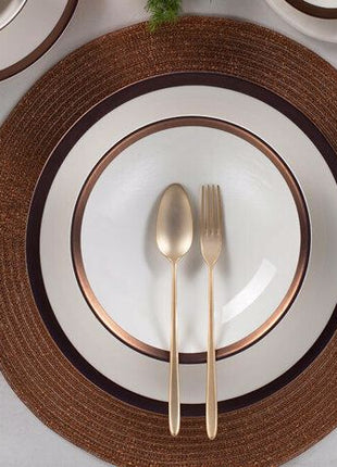 Porland Legacy Copper Dinner Set - 70 Pieces