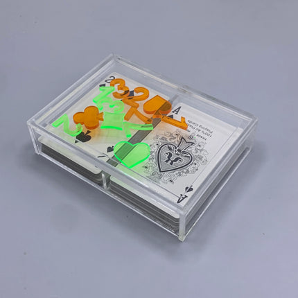 Zee Designs Plexiglass Playing Cards Box