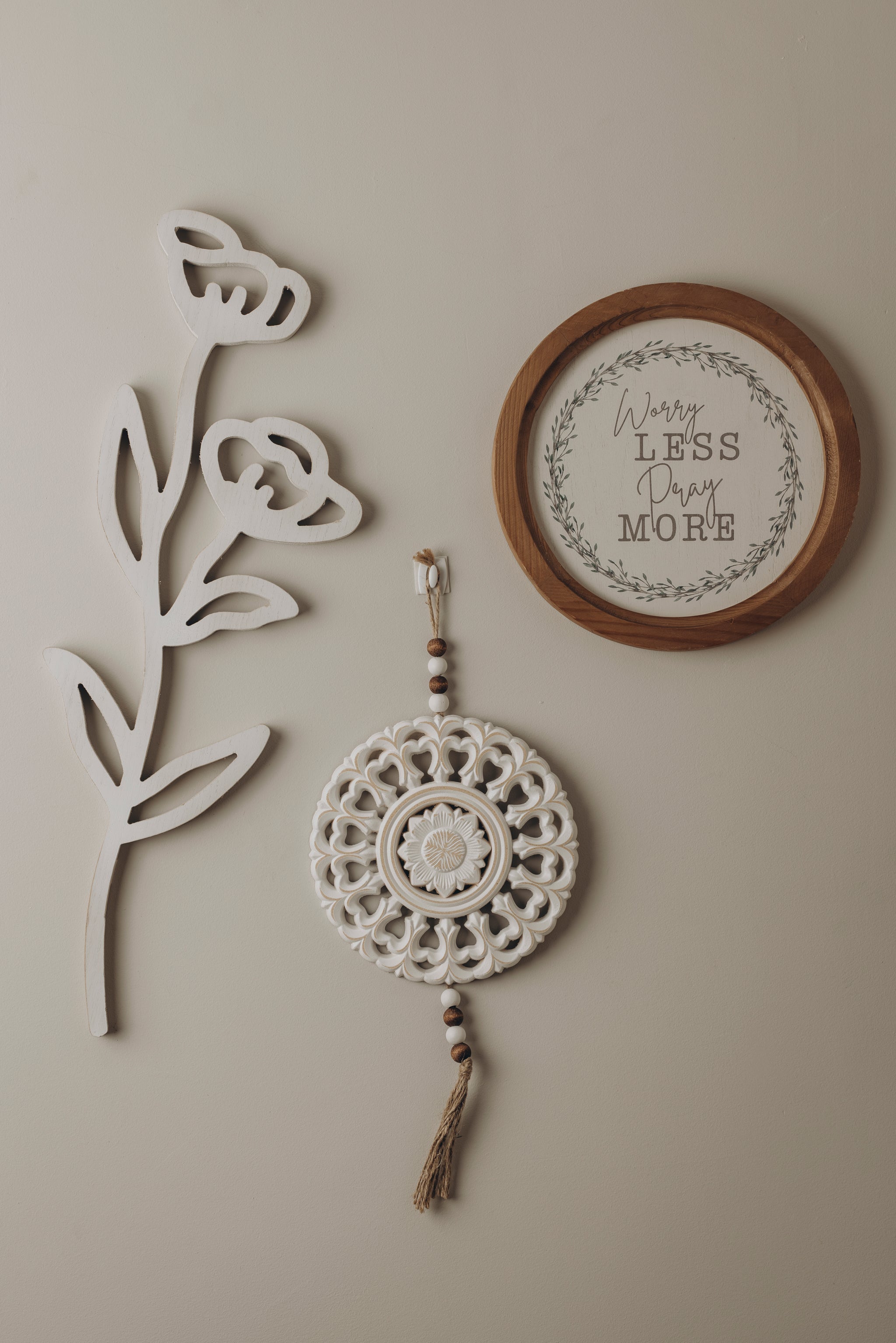 The Words Co Round Rosette Wall Hanging