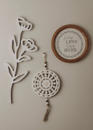 The Words Co Round Rosette Wall Hanging