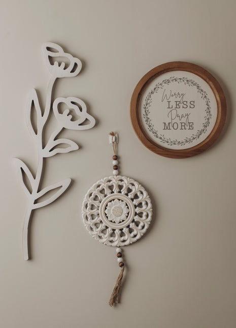 The Words Co Round Rosette Wall Hanging