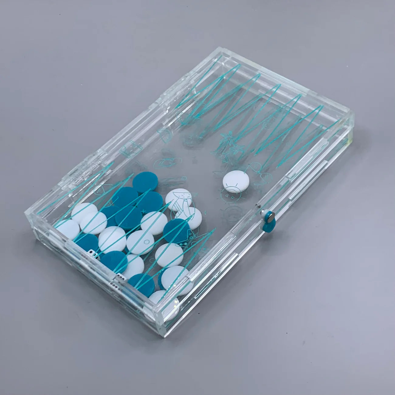 Zee Designs Plexiglass Back Gammon (Tawla)