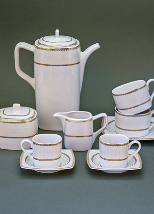 FM Rosa Porcelain ( Elizabeth T-Shape Tea & Coffee set 29 (Pcs )