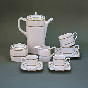FM Rosa Porcelain ( Elizabeth T-Shape Tea & Coffee set 29 (Pcs )