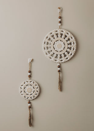 The Words Co Round Rosette Wall Hanging