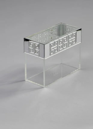 Zee Designs Plexi Glass Greek Key Narrow Stand