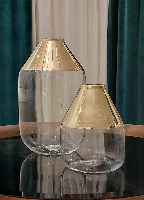 Cabin Corner Gold Plated Vase Set