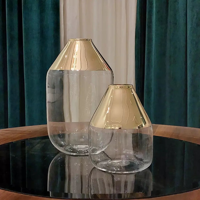 Cabin Corner Gold Plated Vase Set