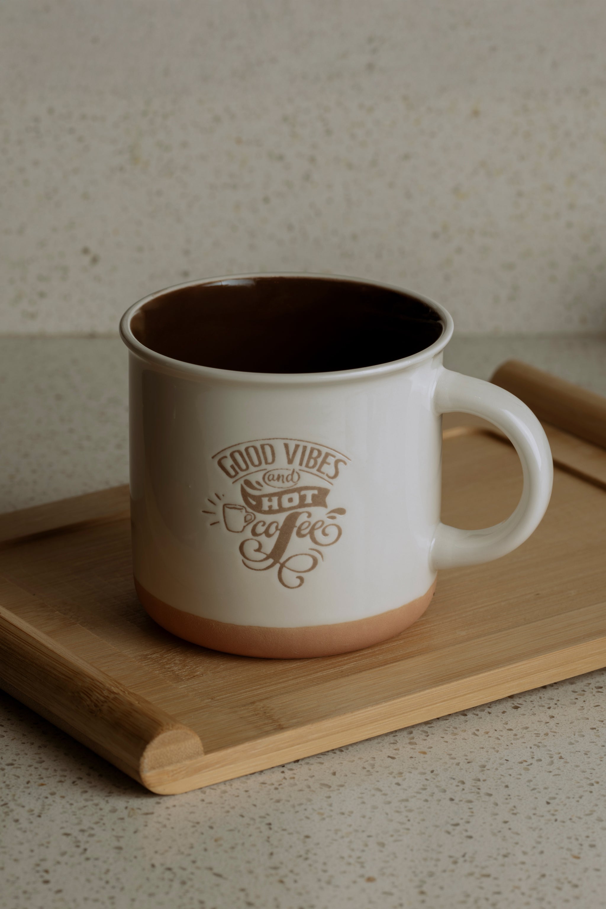 The Words Co Good Vibes Mug White