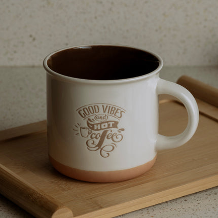 The Words Co Good Vibes Mug White