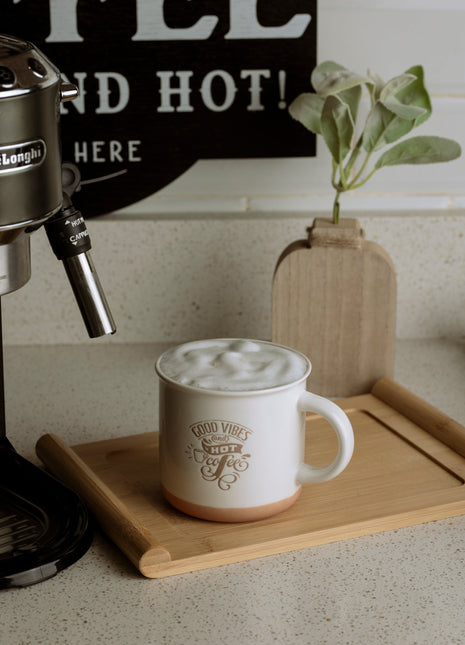 The Words Co Good Vibes Mug White