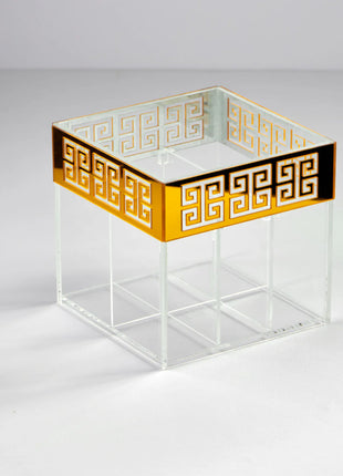 Zee Designs Plexi Glass Greek key stand