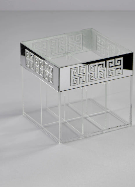 Zee Designs Plexi Glass Greek key stand