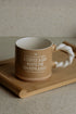 The Words Co Grumpy Away Coffee Mug - Beige