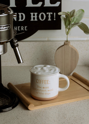 The Words Co Grumpy Away Coffee Mug - White