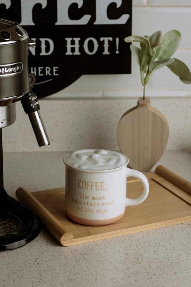 The Words Co Grumpy Away Coffee Mug - White