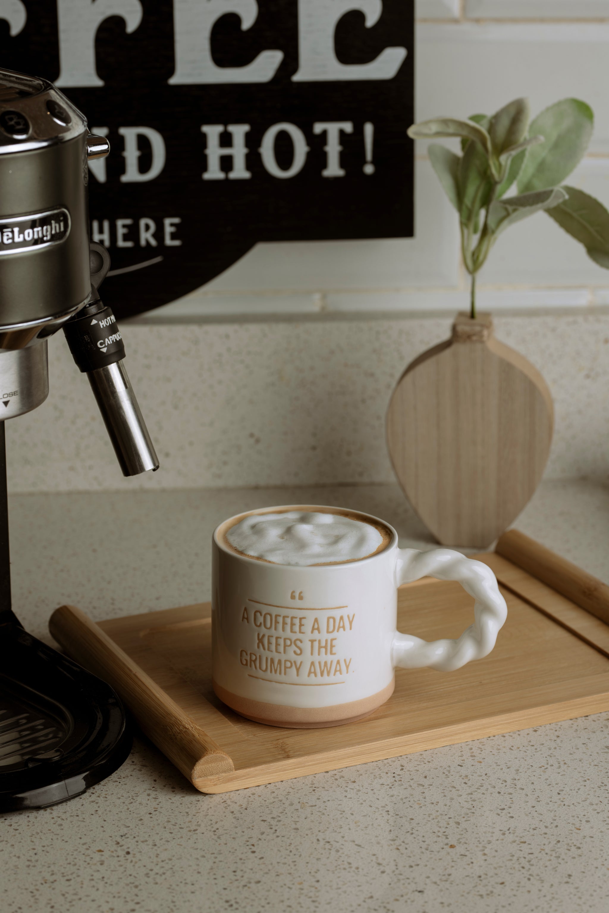 The Words Co Heartleaf Wooden Vase