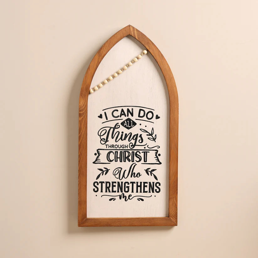 The Words Co I Can Do All Things Boho Frame