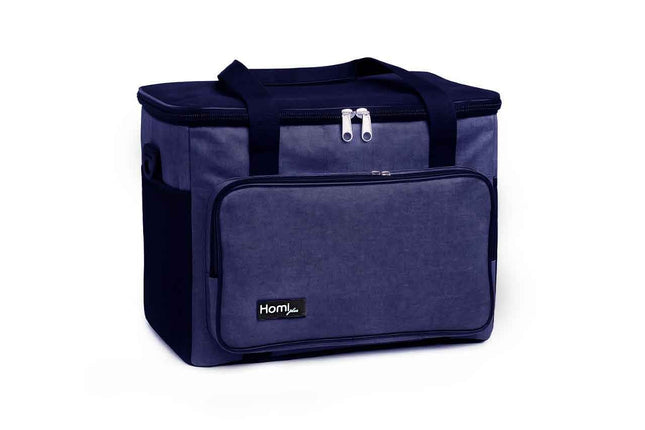 Homi Plus Square Thermal  bag with pocket 40 L - Blue