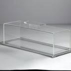 Silver Frame with Clear Acrylic Knob