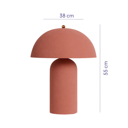 Cove Designs Truffle Velvet Table Lamp