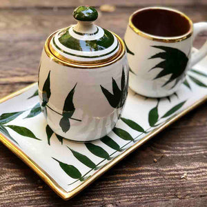 Khan Elsaada Palm Leaves Tea Set