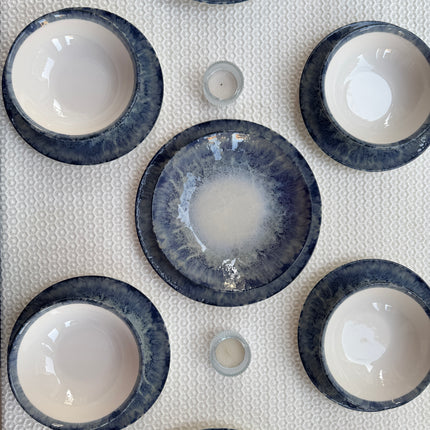 Tulu Sky Blue 24 PCS Dinnerware Set