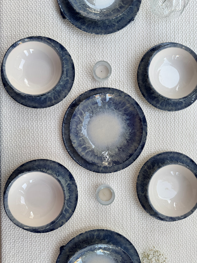Tulu Sky Blue 24 PCS Dinnerware Set