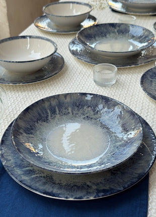 Tulu Sky Blue 24 PCS Dinnerware Set