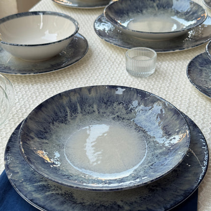 Tulu Sky Blue 24 PCS Dinnerware Set
