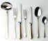 Broggi Serbelloni Cutlery Set - Silver & Gold, 75 Pieces