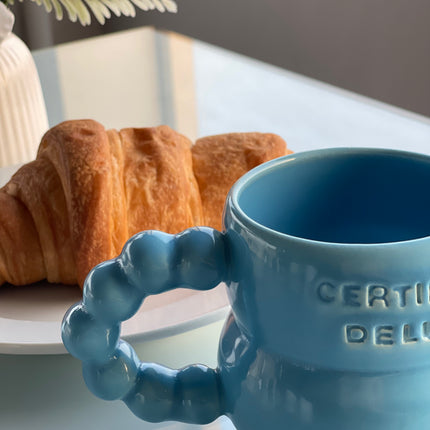 Terratale Pottery Blue Delulu Mug