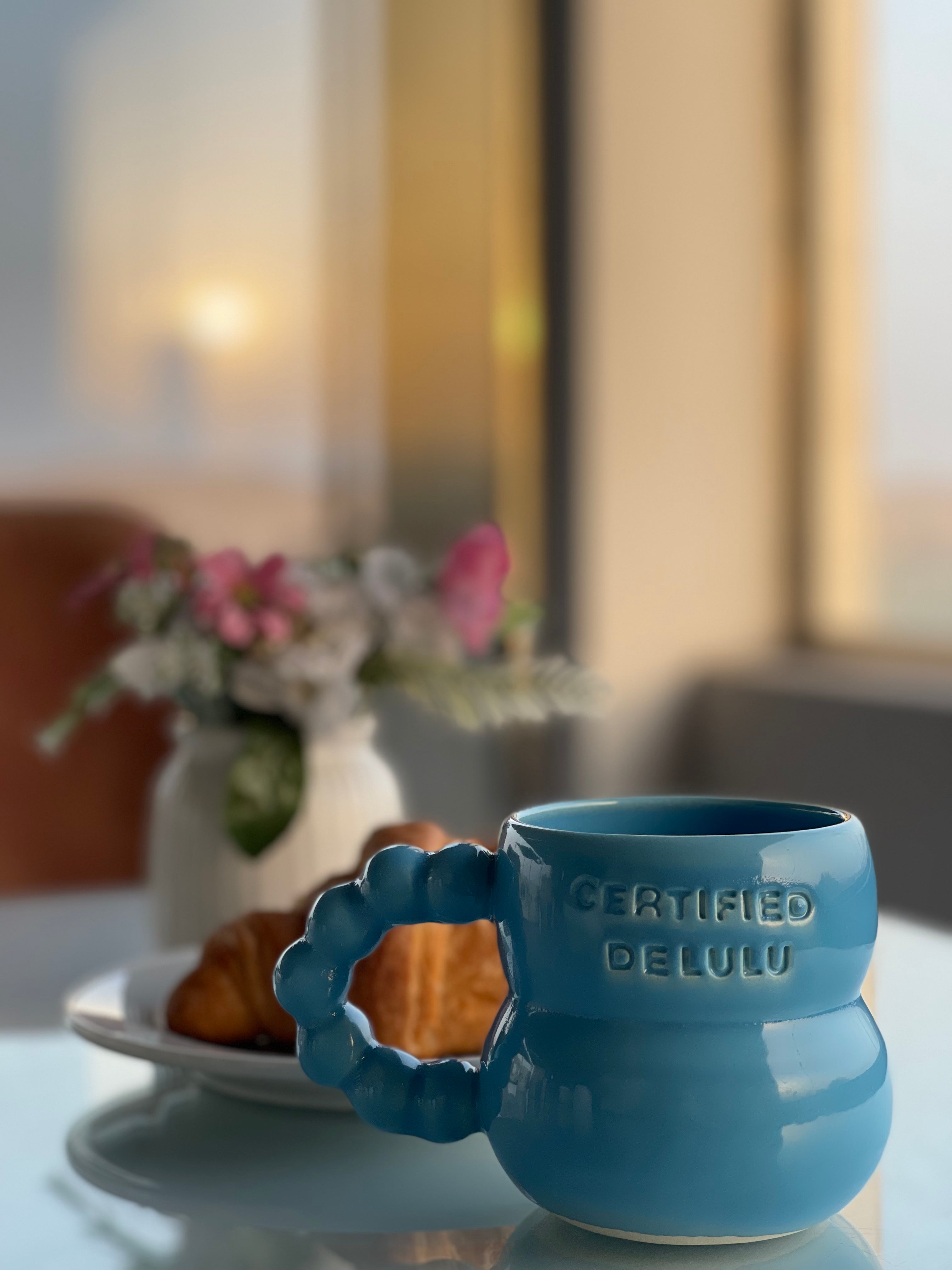 Terratale Pottery Blue Delulu Mug