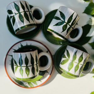 Khan Elsaada Palm Leaves Coffee Set