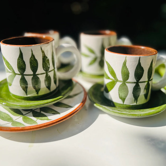 Khan Elsaada Palm Leaves Coffee Set