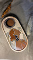 Wasl Boho Hand Painted Oval Tray