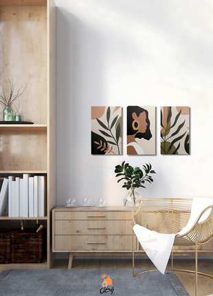 Wasl "WILD  AND  BEAUTIFUL" Painting (Set of 3)