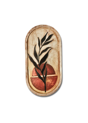 Wasl Boho Hand Painted Oval Trays