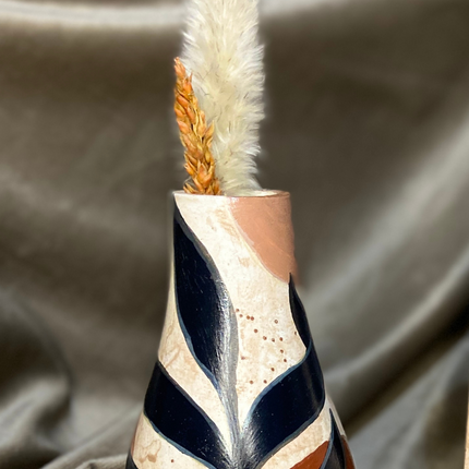 Wasl Hand Painted Boho Vase